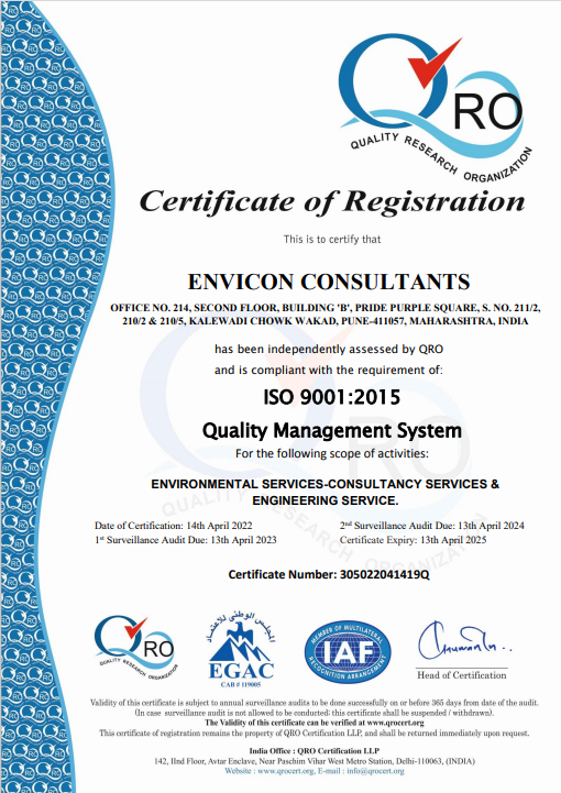 ISO certificate